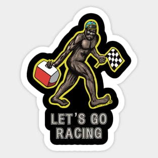 Bigfoot Let’s Go Racing Sticker